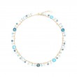 Marco Bicego 18K Yellow Gold Blue Topaz Paradise Neckalce