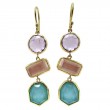 IPPOLITA 18K Yellow Gold Drop Three Stone Earrings