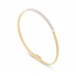 Marco Bicego Masai 18K Yellow Gold Diamond Bangle