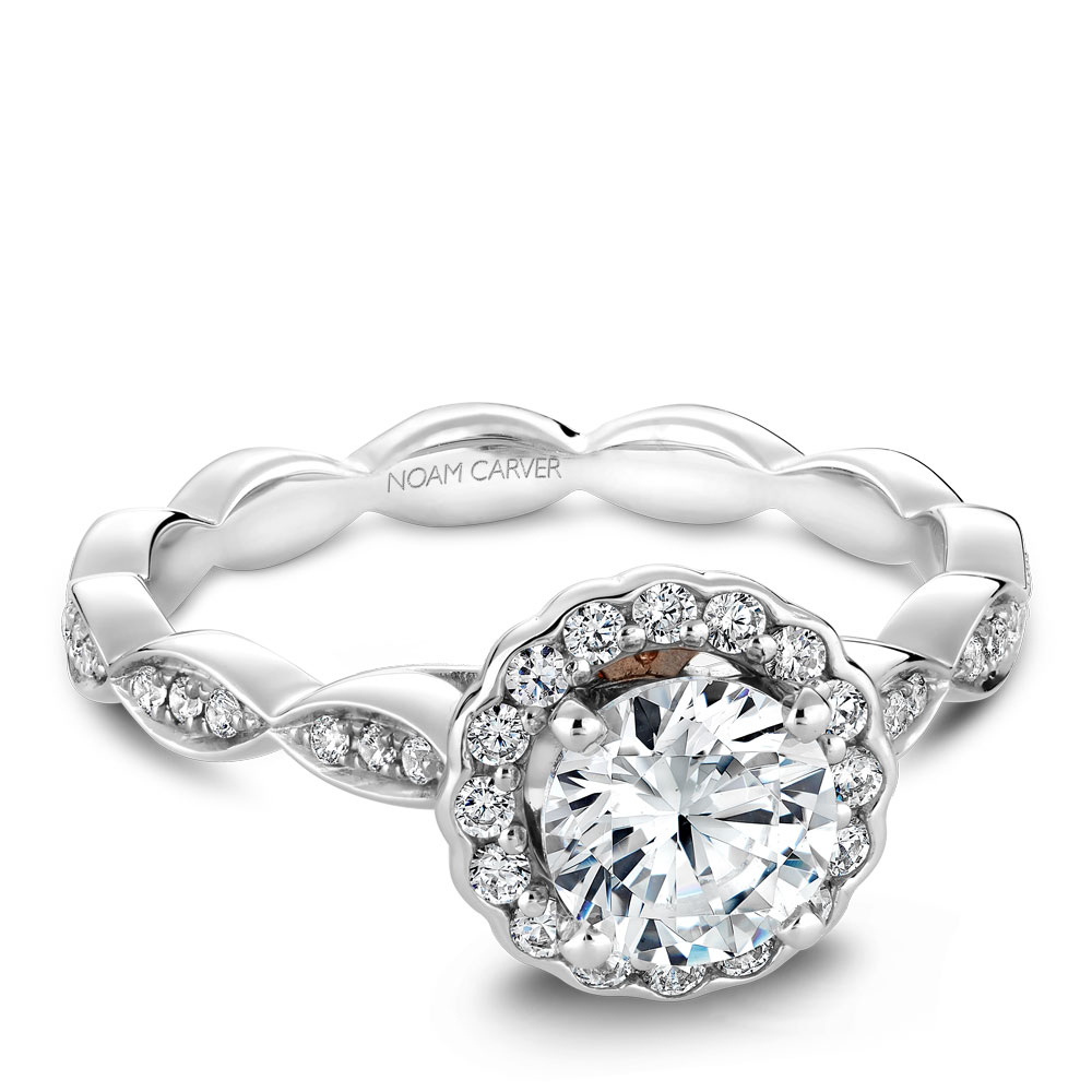 Noam Carver Semi Mount Engagement Ring