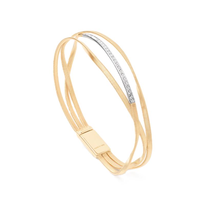 Marco Bicego Marrakech 3-Strand Bangle Bracelet