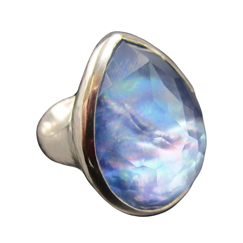 IPPOLITA Sterling Silver Teardrop Shaped Ring